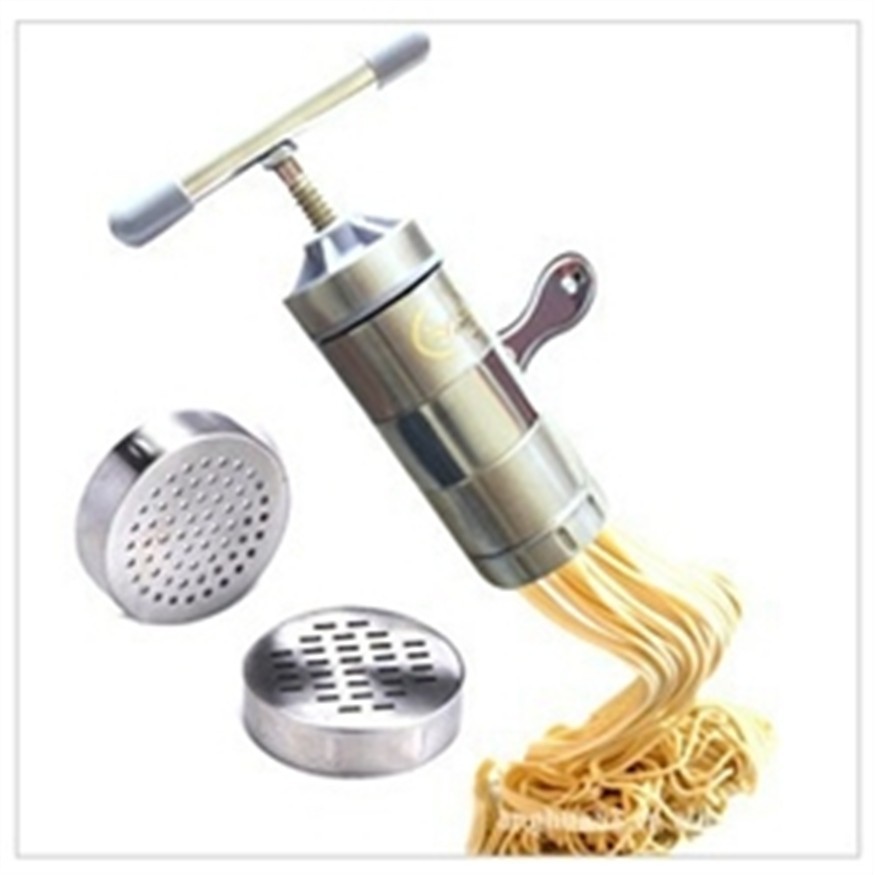 Dụng cụ khuôn ép bún mì tươi cầm tay tại nhà inox 5 đầu , máy làm bún