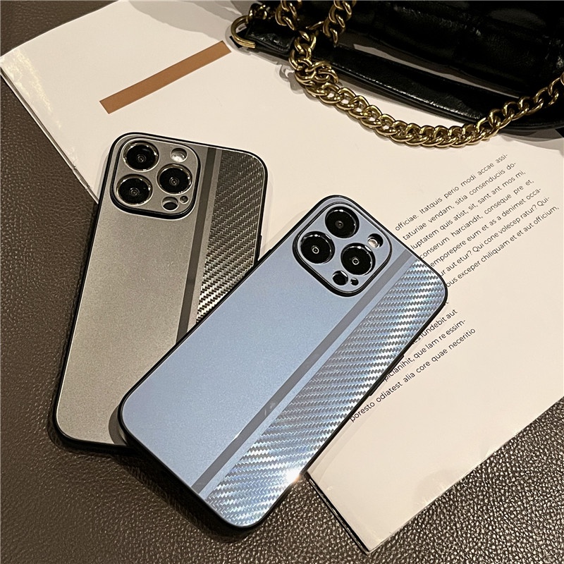 Ốp Điện Thoại Sợi Carbon Chống Sốc Sang Trọng Cho IPhone 13 pro MAX13 12 pro MAX 12 pro