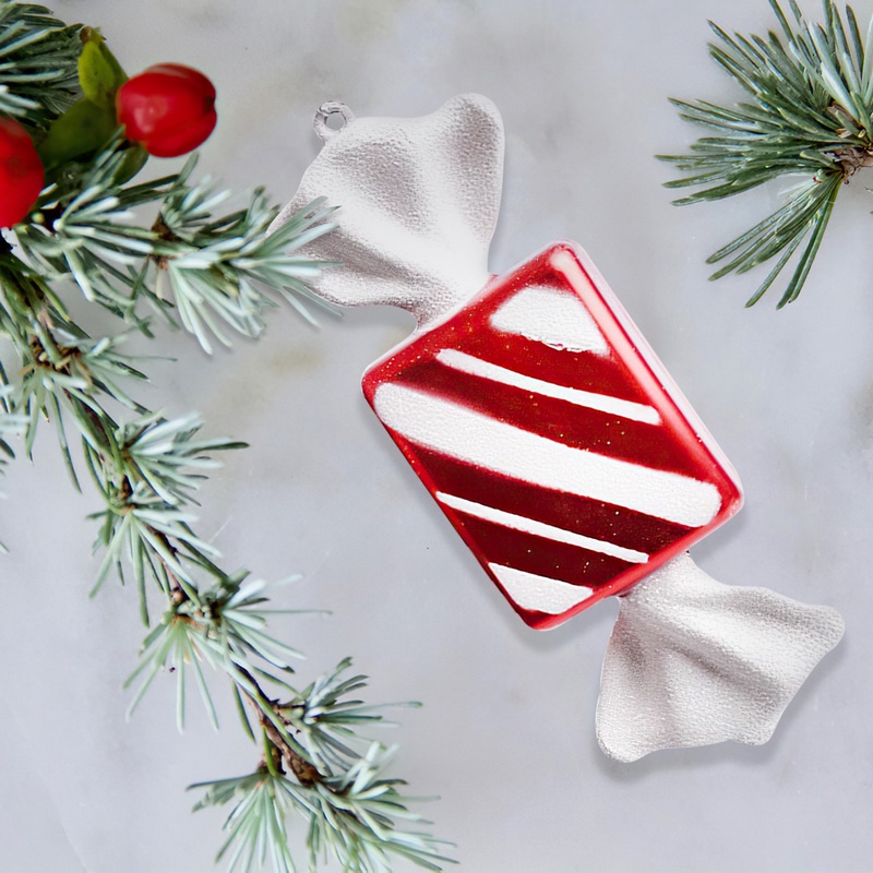 Viên Kẹo Hình Ông Già Noel Trang Trí Cây Thông Giáng Sinh