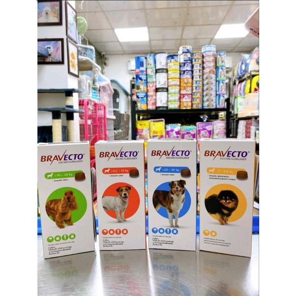 Bravecto - diệt ve rận, bọ chét, ghẻ DEMODEX trên chó