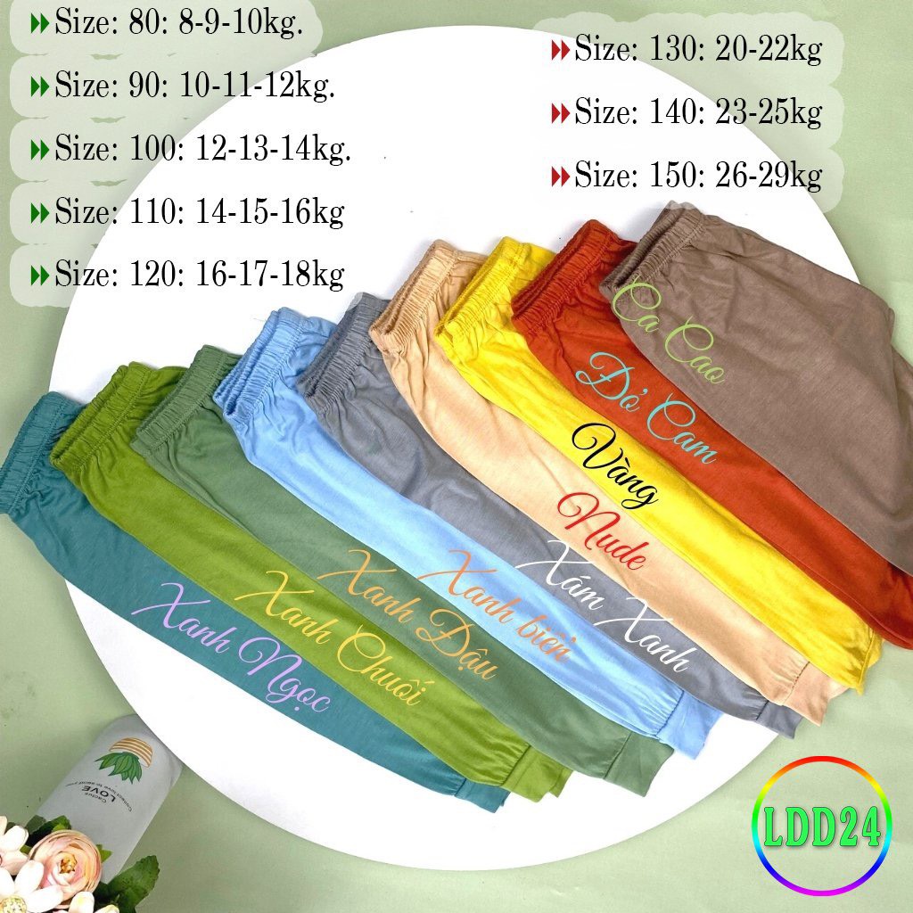 [LDD24] Bộ Dài Tay Thun Lạnh MINKY MOM SIZE ĐẠI Vải Trơn, Mềm Mịn, Thoáng Mát, Thấm Hút Mồ Hôi, Hàng Chuẩn Loại 1 Cho Bé