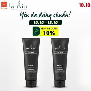 Kem Làm Sạch Tế Bào Chết Dành Cho Nam Sukin For Men Facial Scrub 125ml