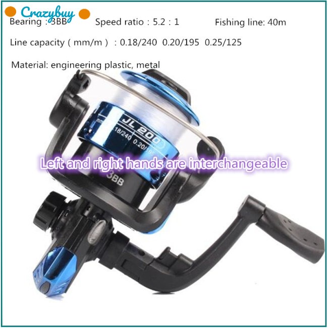 Cr Máy Câu Cá 3 Trục 5.2 Tốc Độ Cao 40M