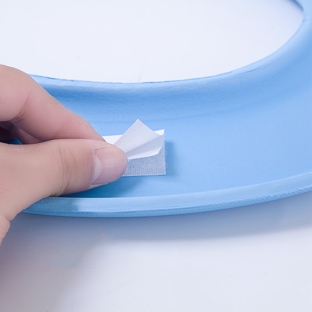 2pcs Home Universal Washable Self Adhesive Daily Easy Install Winter Warm Toilet Seat Cover