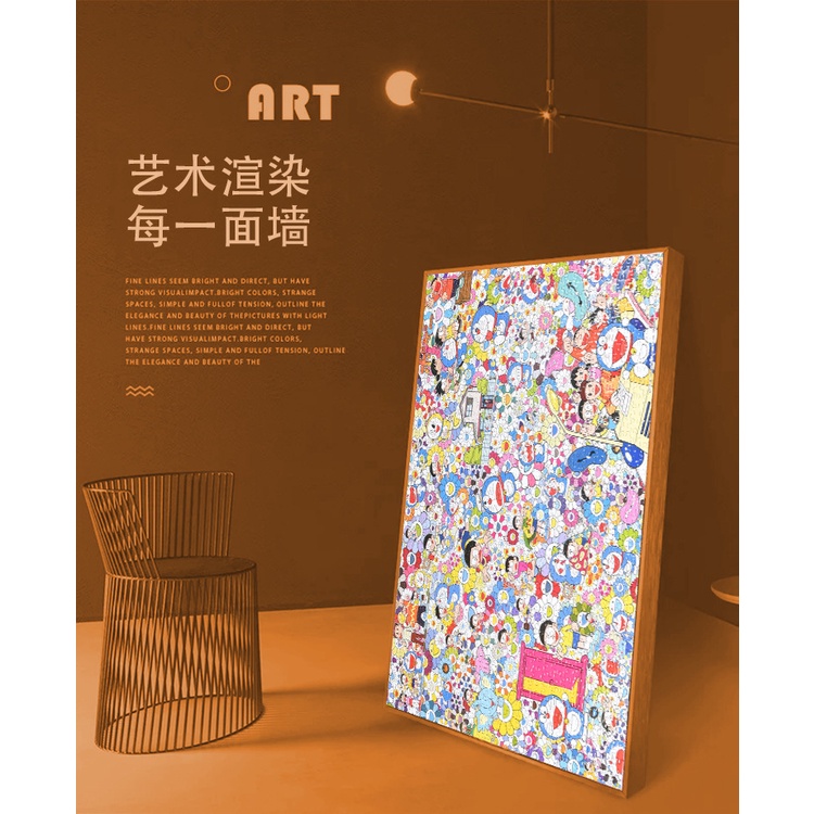 Doraemon Câu đố về mèo Robot hướng dương 1000 miếng Giấy giải nén Câu đố đồ chơi giáo dục dành cho người lớn