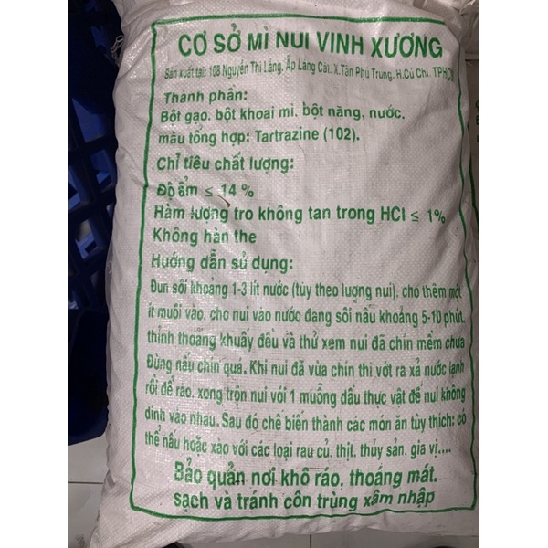 Nui lẻ Vinh Xương - bao 10kg