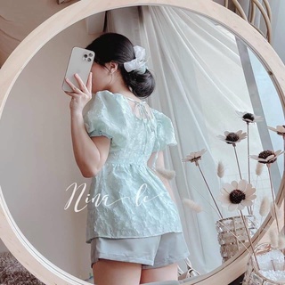Set bộ đồ nữ ngắn cực xinh , tôn dáng sang chảnh , quý phái tt mtt