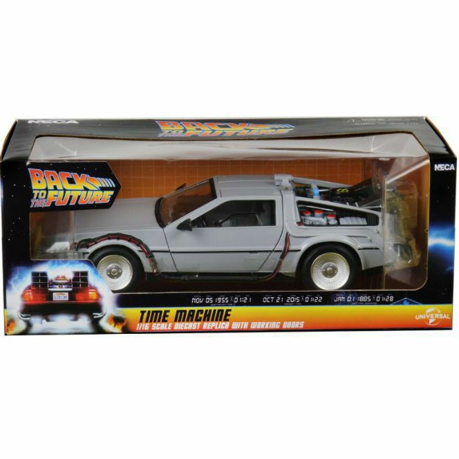 Mô hình xe NECA Back To The Future Time Machine Diecast
