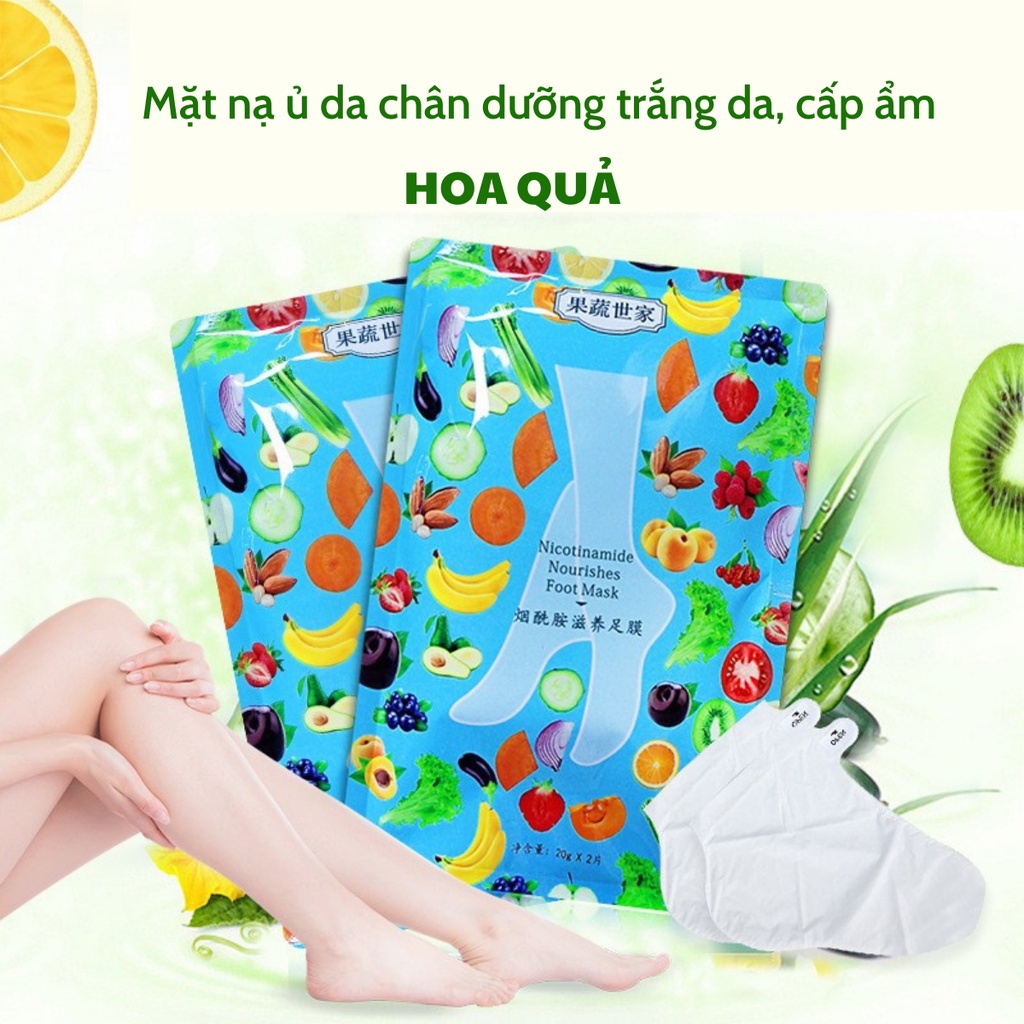 Mặt Nạ Ủ Da TAY CHÂN HOA QUẢ Dưỡng Trắng Mịn Màng Chống Lão Hóa nội địa Trung