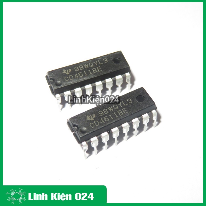CD4511 - Chân Cắm DIP 16