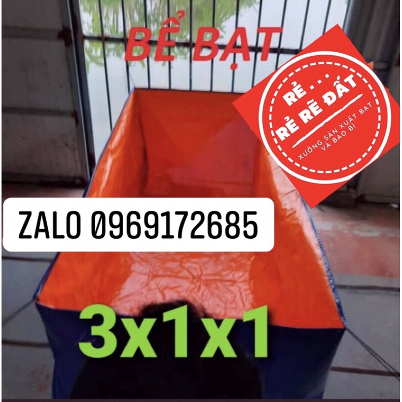 Bể bạt nuôi cá ốc lươn ếch