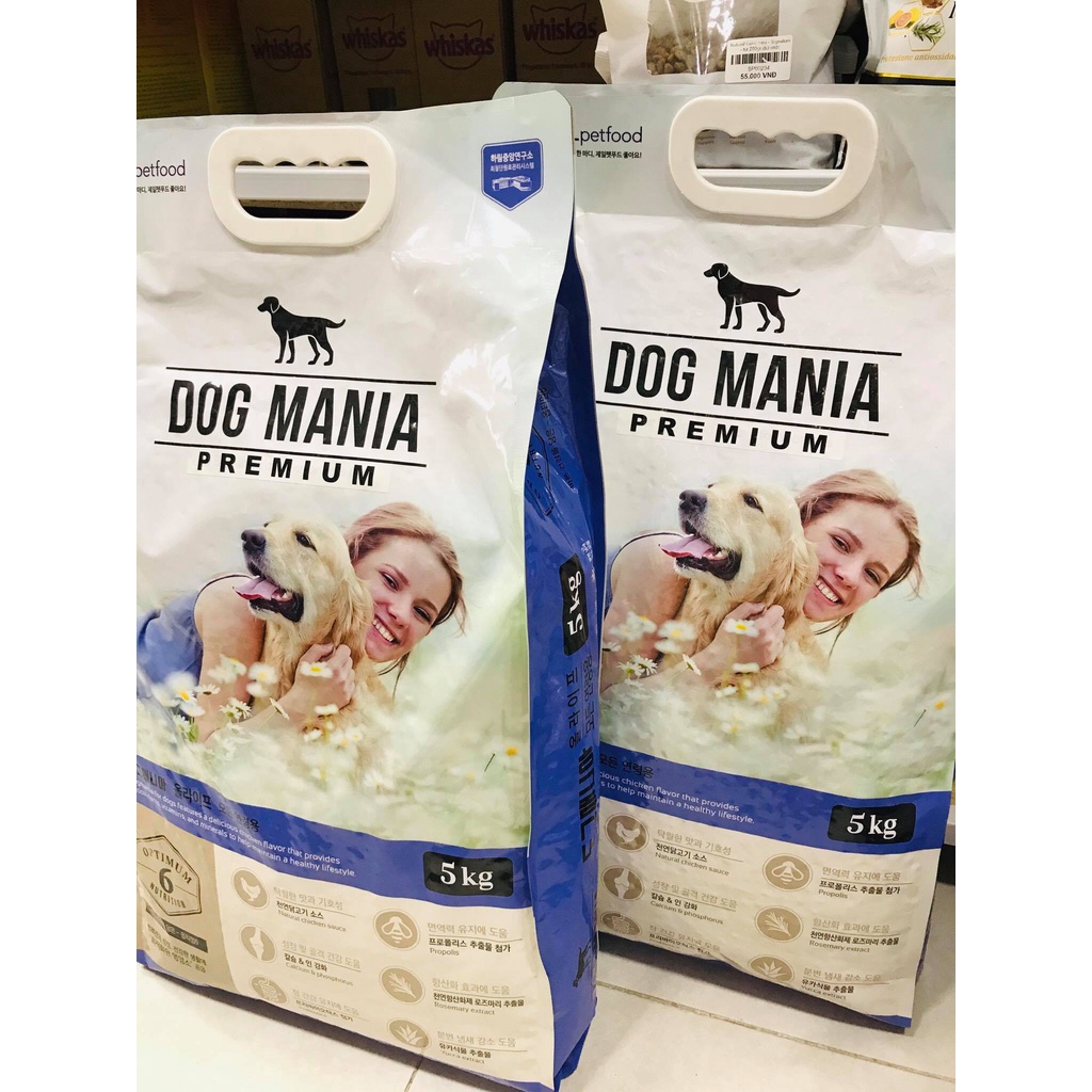 Dog Mania Premium_Thức ăn hạt cho chó mọi lứa tuổi_túi 5kg