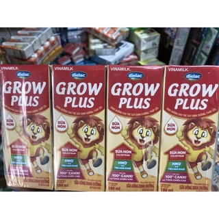 Thùng 48 Hộp Sữa Bột Pha Sẵn Dielac Grow Plus Đỏ 180ml