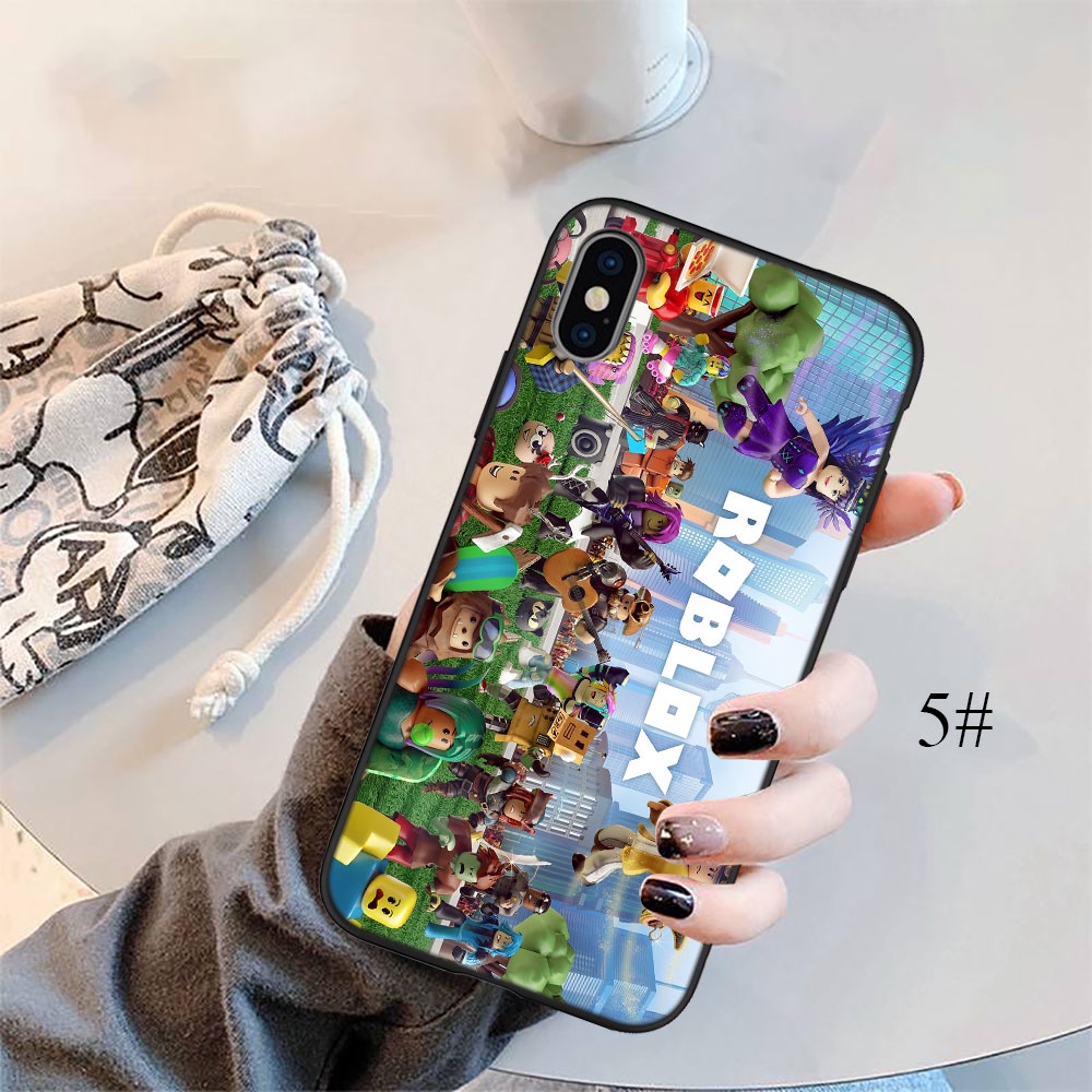 Ốp Điện Thoại Hình Roblox Cho iPhone 5 5S 6 6S 7 8 11 Pro Max Plus SE XR AE60
