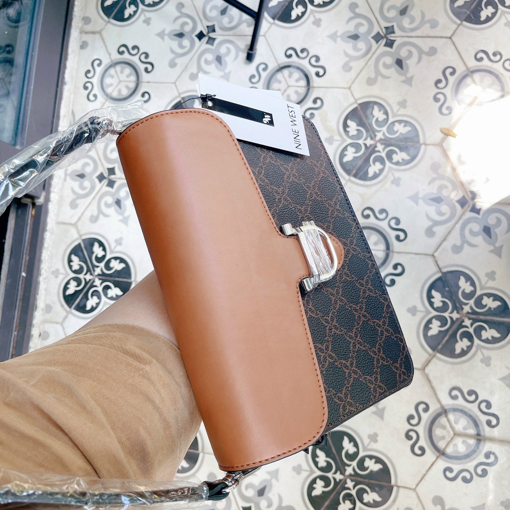 Túi nữ Nine West Leisha - màu nâu - Brown Multi NYC534118