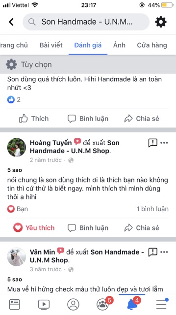 Son Handmade Lì Có Dưỡng Môi - Son Handmade UNM Shop | BigBuy360 - bigbuy360.vn