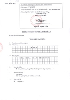 Sữa rửa mặt Marosa Laco