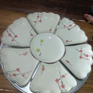 Bộ đĩa tô canh bát tràng