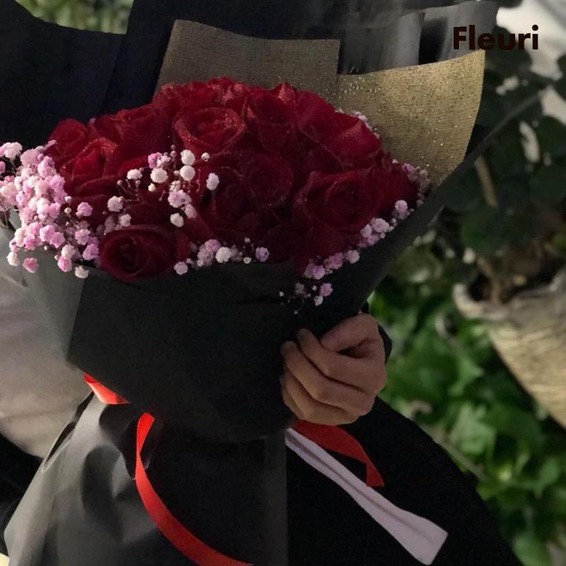 [Fleurir] Cuộn Giấy Kraft Đen 98ft Thân Thiện Với Môi Trường Tái Chế Được