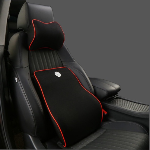 Gối tựa đầu, tựa lưng ô tô bằng cao su non siêu mềm,siêu thoáng,cho xe hơi chống mỏi lưng, chống đau vai gáy.