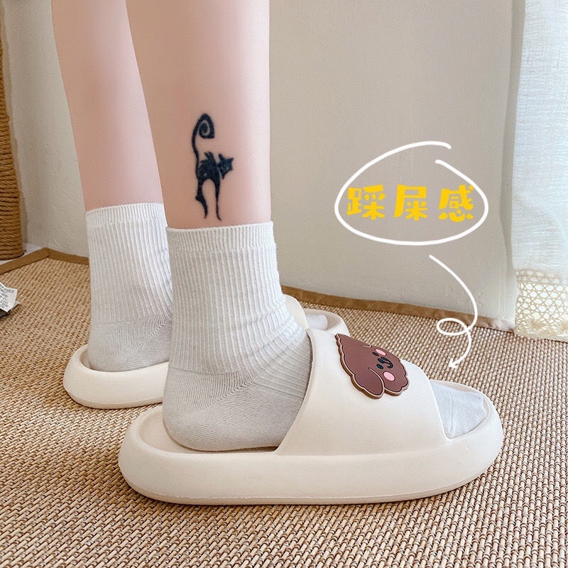 Dép Đi Trong Nhà Đế Dày Họa Tiết Hoạt Hình Dễ Thương Cho Nữ