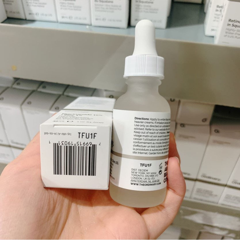 💛 Kèm quà tặng 💛 Ordinary Serum sáng da, se khít lỗ chân lông Niacinamide 10% + Zinc 1% ngừa mụn