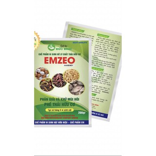 Chế phẩm sinh học EM gốc-EMZEO khử mùi hôi 3 gói 200g