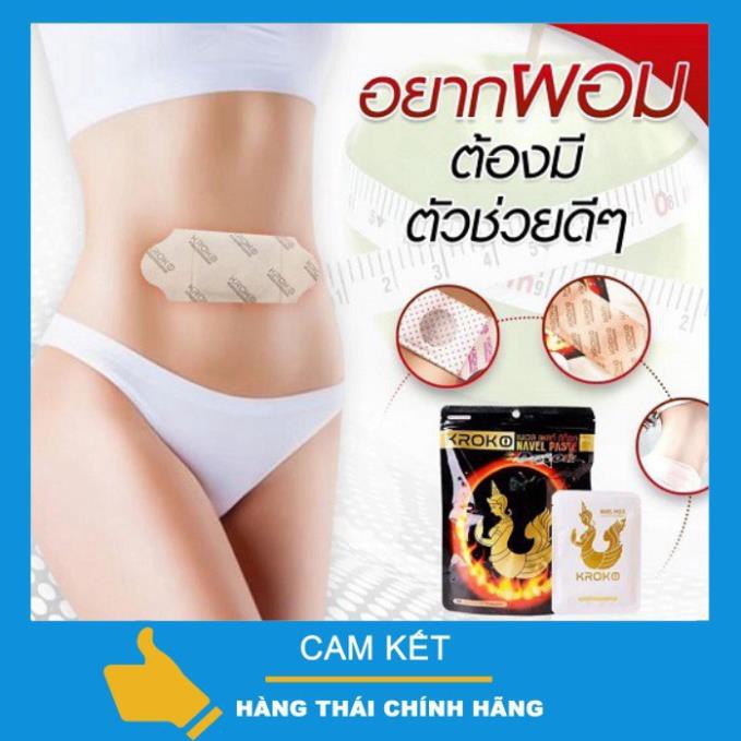 [Chính hãng] Miếng Dán Tan Mỡ Bụng Thải Độc Kroko Thái Lan