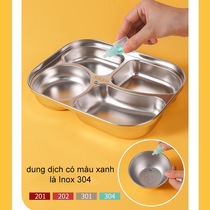 Hộp Cơm Văn Phòng Giữ Nhiệt INOX 304 Loại 1500 ml và 2000ml Kèm Bộ Đũa Thìa Muỗng Cá Nhân