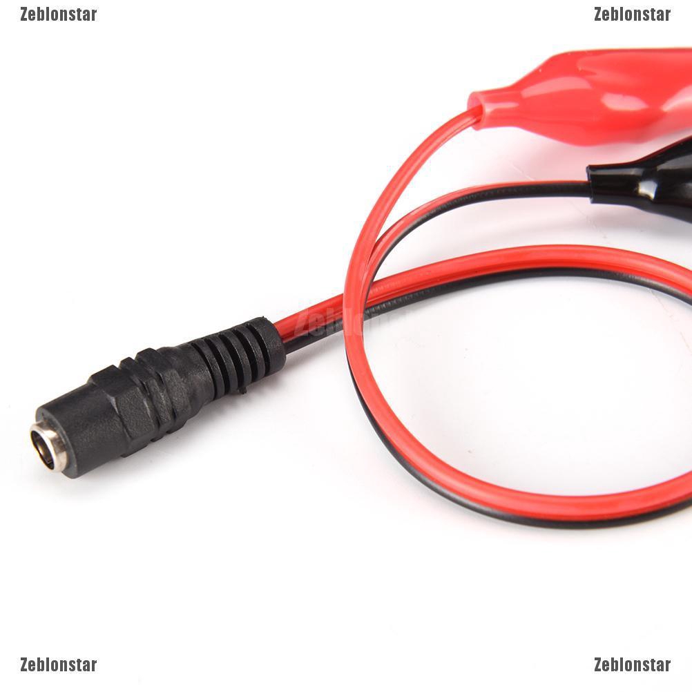 Cáp KếT NốI DC 5.5Mmx2.1Mm Sang 2 ĐầU Cá SấU