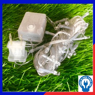 Dây đèn Led chớp ( nháy ) trang trí Noel ( Dài khoảng 5m, Điện) ĐỦ MÀU