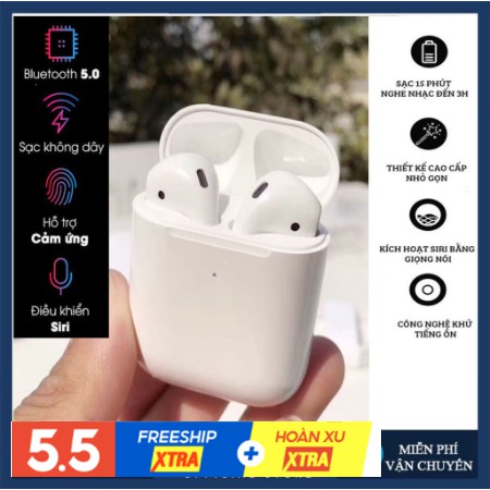 🔥Hot I9S🔥Tai nghe Bluetooth 5.0 TWS i9S Max,Hàng Cao Cấp, Tặng Dây Sạc Linghting, Bao Silicon Và Móc Giá 35k