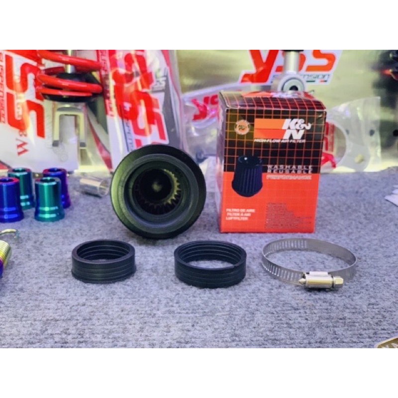 Pô E K&N trụ nhỏ các loại xe