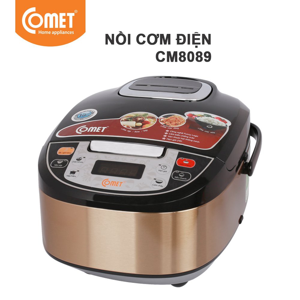 [FREE SHIP] Bảo Hành Chính Hãng - Nồi cơm điện tử Comet CM8089 1.8L - Lòng Niêu - Diễm Phúc