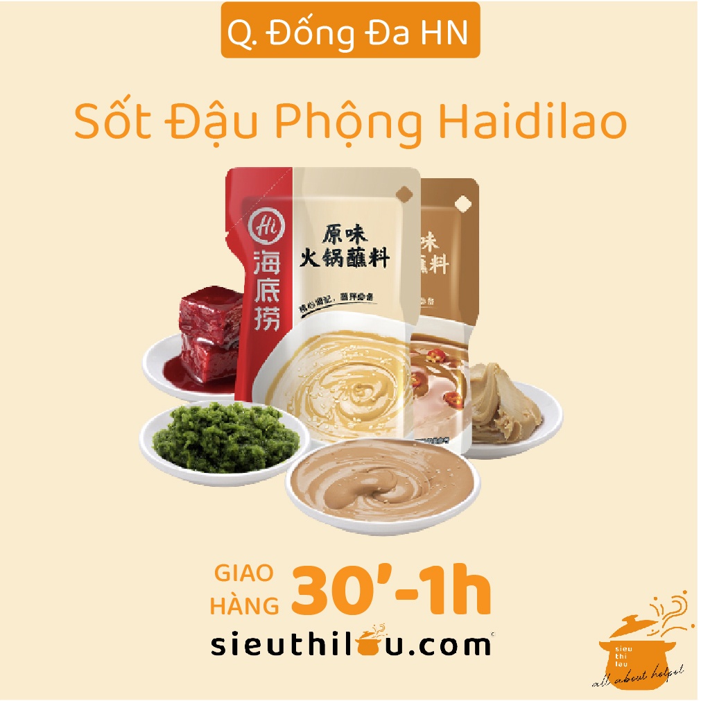 Xốt Chấm Lẩu Haidilao 120g - Xốt Đậu Phộng Chấm Lẩu Tuyệt Đỉnh Haidilao - Siêu Thị Lẩu &amp; Đồ Nướng