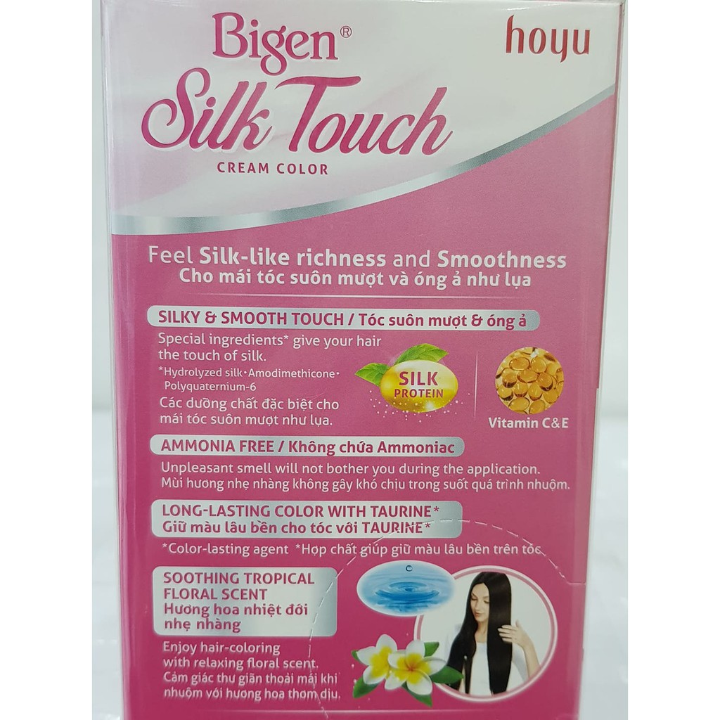 Thuốc Nhuộm Tóc Phủ Bạc Cao Cấp Bigen Silk Touch