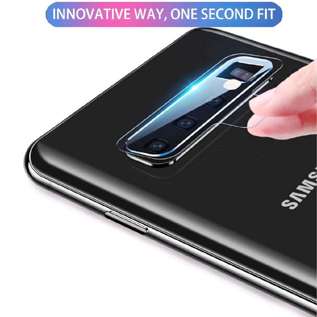 Kính cường lực bảo vệ ống kính máy ảnh cho Samsung ss Galaxy S20 Ultra S20+ S10 S10E S9 S8 S7 Edge Note 10 10+ 9 8 Plus Lite Pro