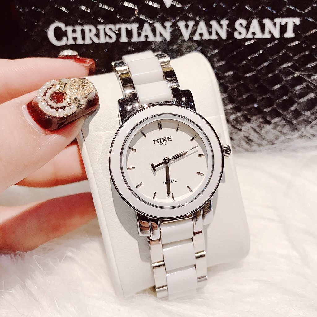 Đồng hồ nữ dây kim loại Mike 8172 mặt tròn chính hãng, chống nước bảo hành 12 tháng | BigBuy360 - bigbuy360.vn