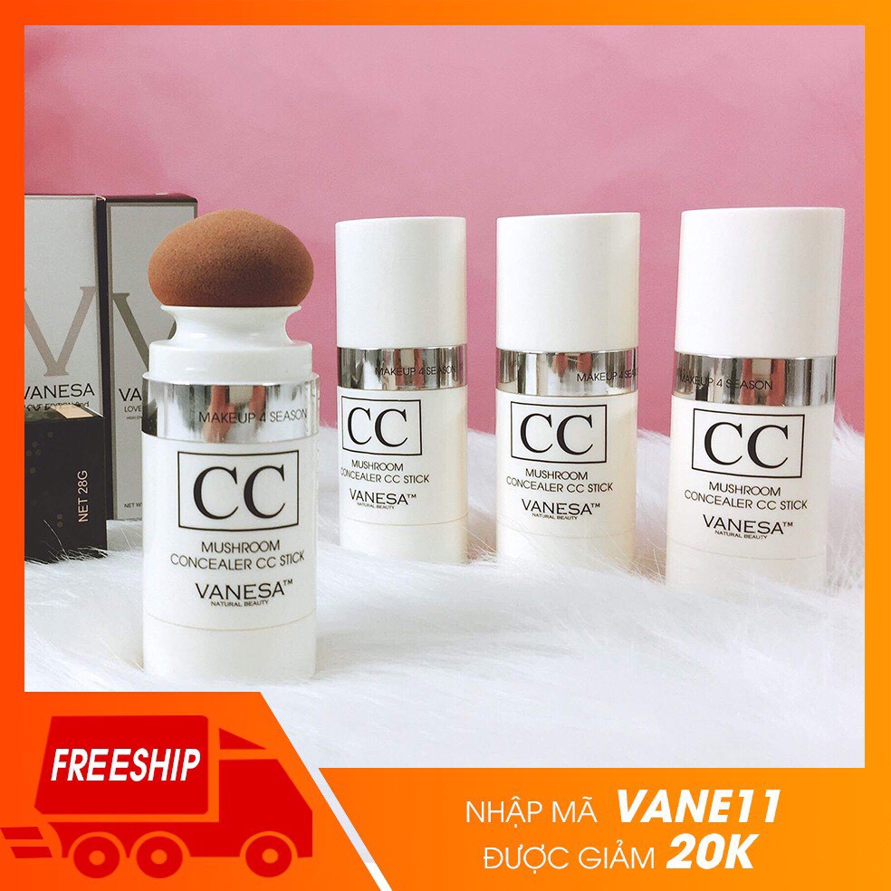 cc cream vanesa chống nắng SFF 50+