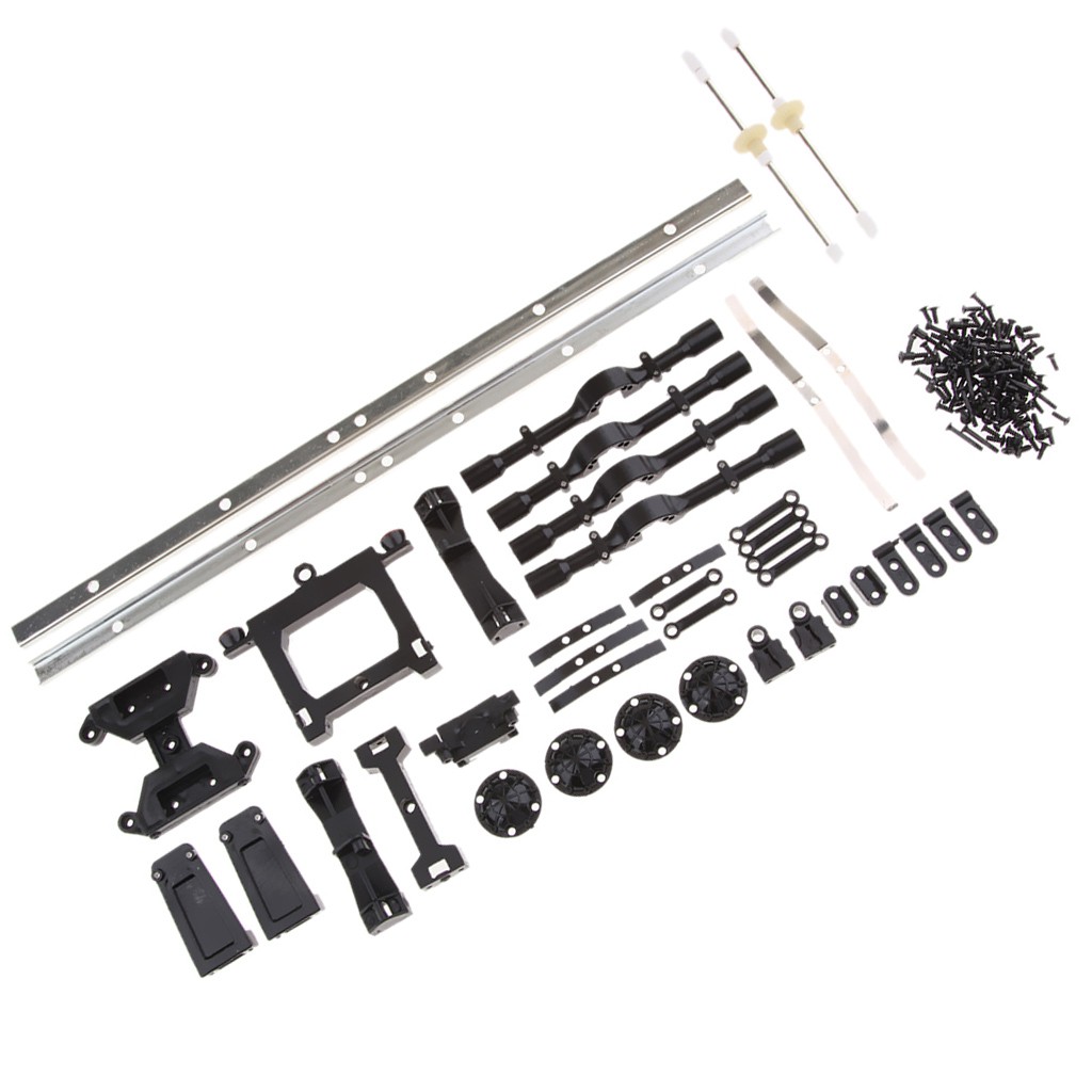 Bộ Khung Gầm Xe Tải Quân Đội Lzdhuiz 61 WPL 1 / 16 6WD DIY