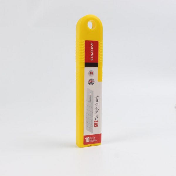 Lưỡi Dao Rọc Giấy Stacom E2012 Lớn , E2021 Nhỏ ( 1 Hộp 10 Lưỡi )