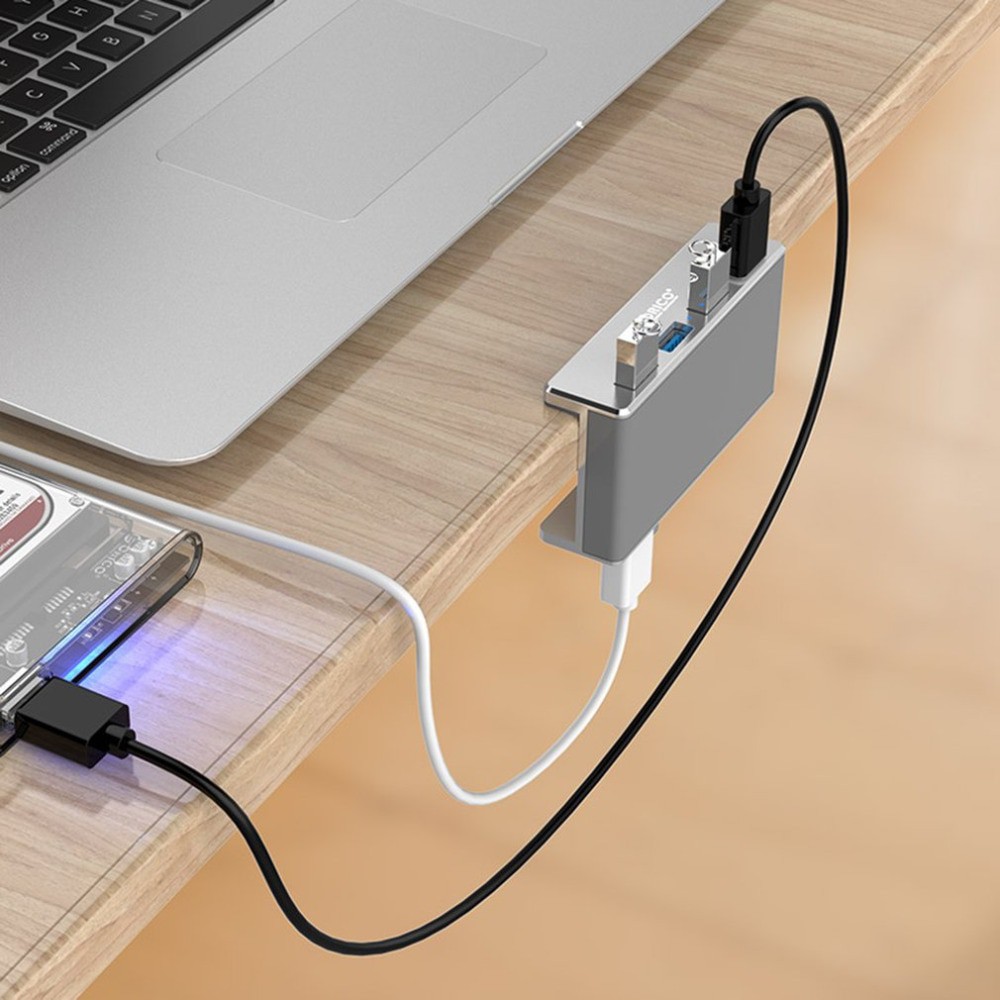 Bộ chia HUB hãng Orico | Glowy 4 cổng USB (Hub USB 3.0) - Hàng Chính Hãng - Bảo hành 1 năm !!!