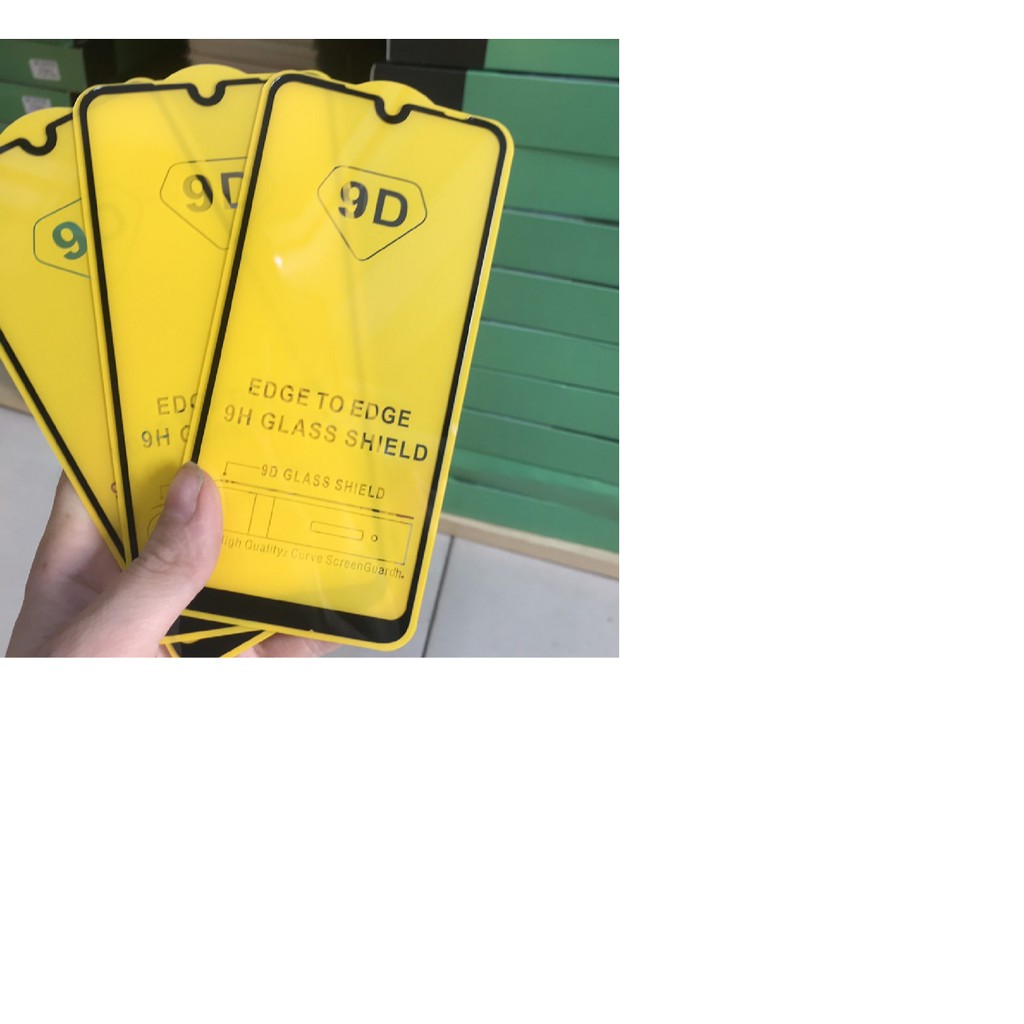 Kính cường lực cho điện thoại Xiaomi Redmi Note 7, Note 7 Pro hàng 9D xịn Full màn hình ôm sát viên máy