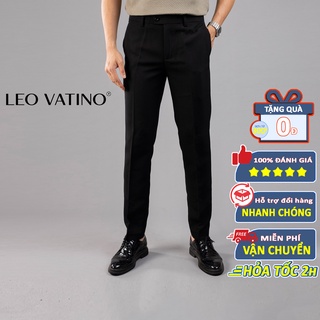 Quần tây nam Galvin dệt chìm basic ,quần âu công sở Basic Hàn Quốc 3 - Leo Vatino