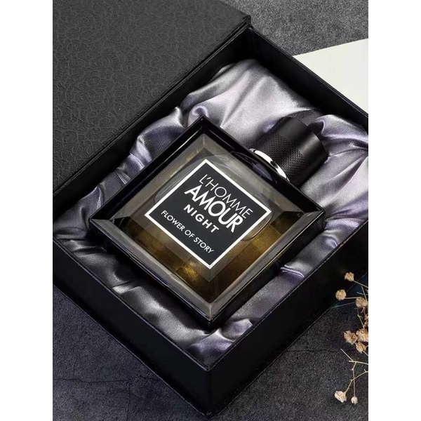 Nước Hoa Nam Cao Cấp  L’HOMME AMOUR NIGHT Hương Thơm Nhẹ Lôi Cuốn Chai 100ml - Barlow Store
