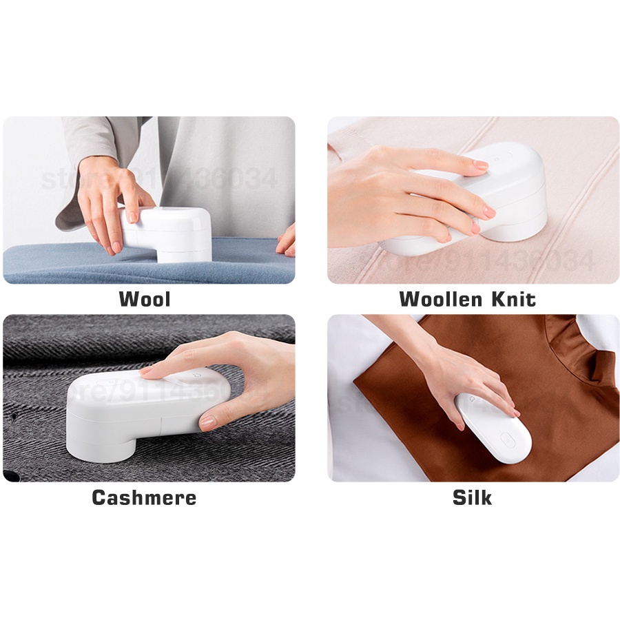 Máy cắt lông xù quần áo Xiaomi 5 lưỡi dao sắc bén sử dụng trong 90 phút