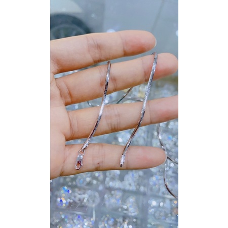 Dây chuyền bạc cao cấp mặt versace xi bạch kim  cho nam và nữ