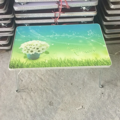 bàn gấp sinh viên chân to vàng