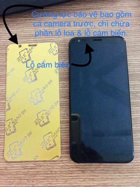 Dán cường lực Sharp A2 Lite / Sharp A2