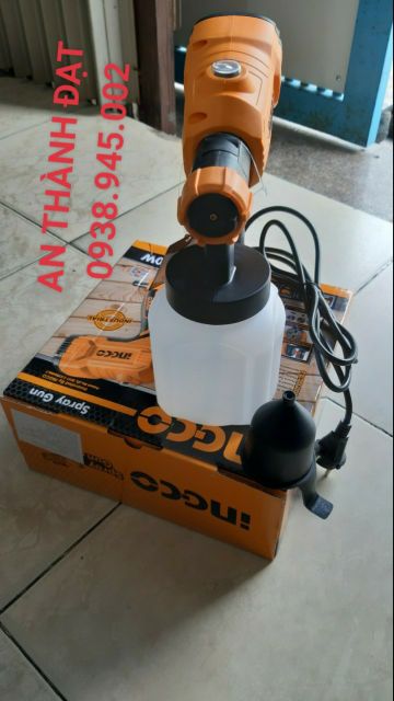 MÁY PHUN SƠN DẦU 450W XÀI ĐIỆN INGCO&lt;br&gt;MODEL:SPG3508